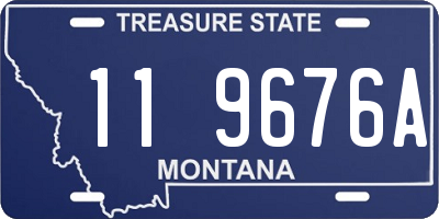 MT license plate 119676A