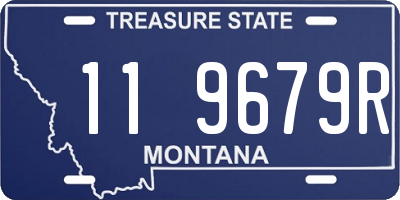 MT license plate 119679R