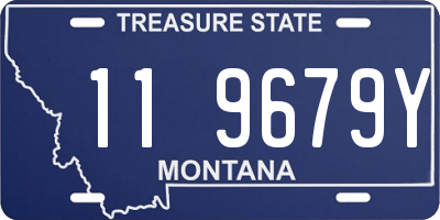 MT license plate 119679Y