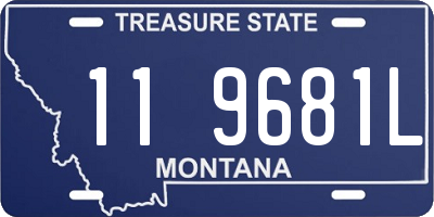 MT license plate 119681L