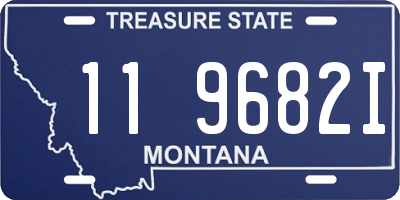 MT license plate 119682I