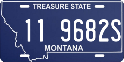 MT license plate 119682S