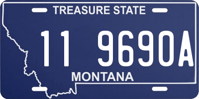 MT license plate 119690A