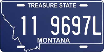 MT license plate 119697L
