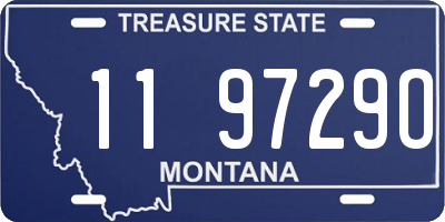 MT license plate 119729O