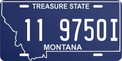 MT license plate 119750I