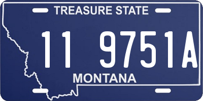 MT license plate 119751A