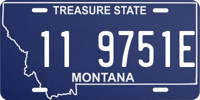 MT license plate 119751E