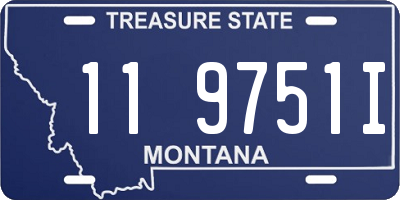 MT license plate 119751I
