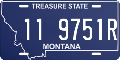 MT license plate 119751R