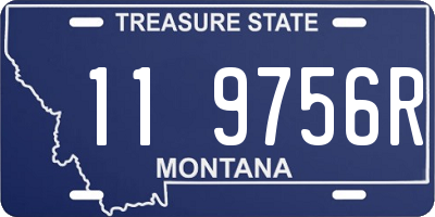 MT license plate 119756R