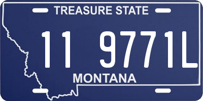 MT license plate 119771L