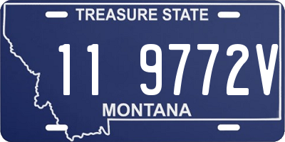 MT license plate 119772V