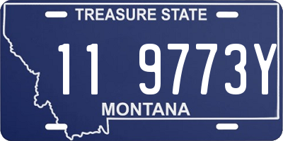 MT license plate 119773Y