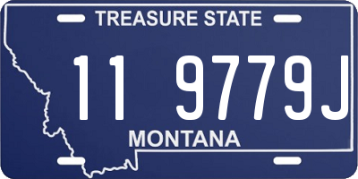 MT license plate 119779J