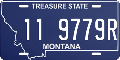 MT license plate 119779R