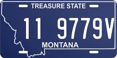 MT license plate 119779V