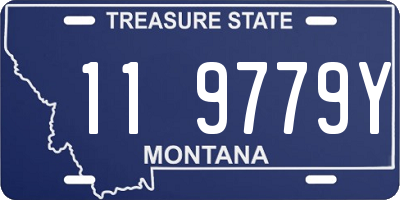 MT license plate 119779Y