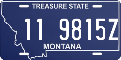 MT license plate 119815Z