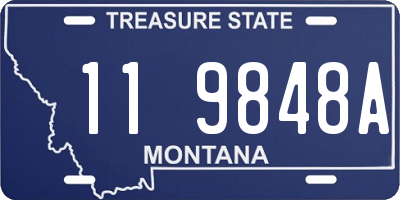 MT license plate 119848A