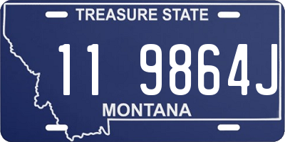 MT license plate 119864J