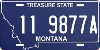 MT license plate 119877A