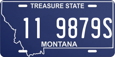MT license plate 119879S