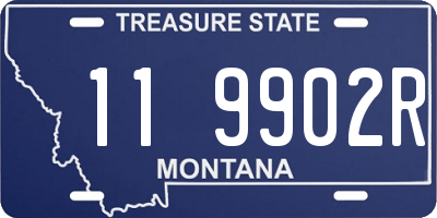 MT license plate 119902R