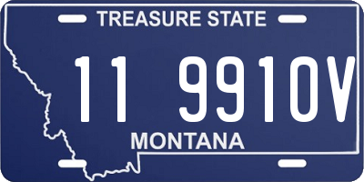 MT license plate 119910V