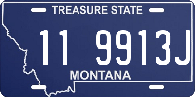 MT license plate 119913J