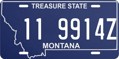 MT license plate 119914Z