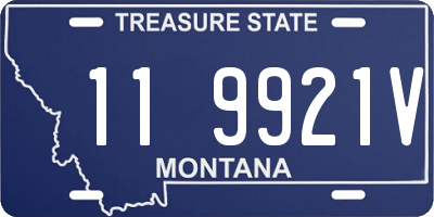 MT license plate 119921V