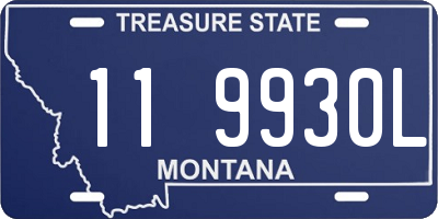 MT license plate 119930L
