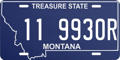 MT license plate 119930R
