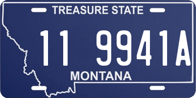 MT license plate 119941A