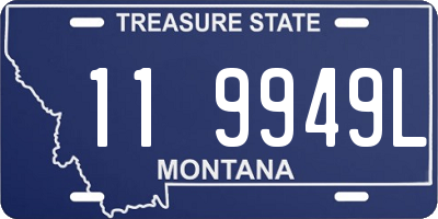 MT license plate 119949L