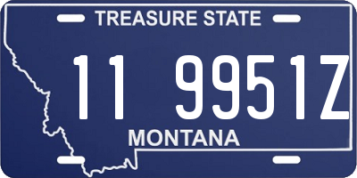 MT license plate 119951Z