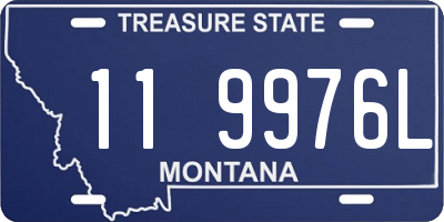 MT license plate 119976L