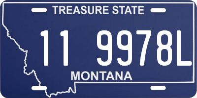 MT license plate 119978L