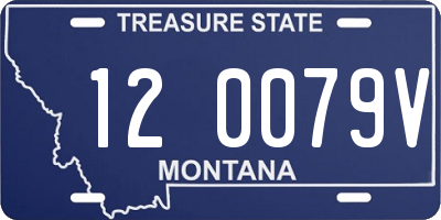 MT license plate 120079V