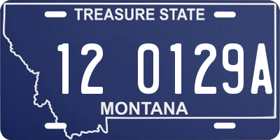 MT license plate 120129A