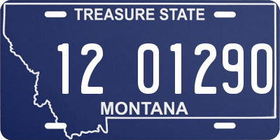 MT license plate 120129O