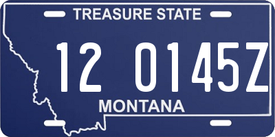 MT license plate 120145Z