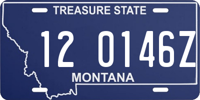 MT license plate 120146Z
