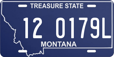 MT license plate 120179L