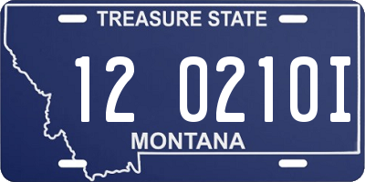 MT license plate 120210I