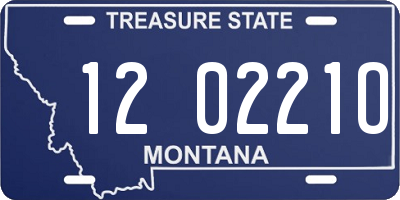 MT license plate 120221O