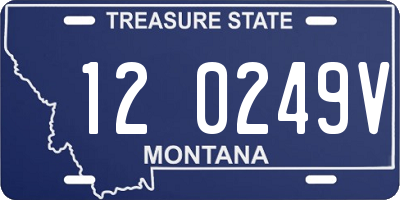 MT license plate 120249V