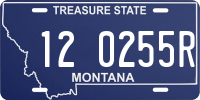 MT license plate 120255R