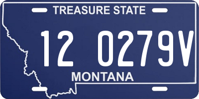 MT license plate 120279V